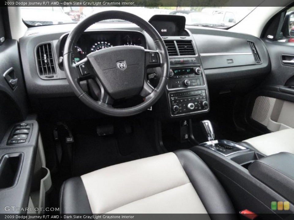 Dark Slate Gray/Light Graystone Interior Prime Interior for the 2009 Dodge Journey R/T AWD #38435600