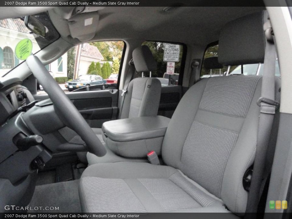 Medium Slate Gray Interior Photo for the 2007 Dodge Ram 3500 Sport Quad Cab Dually #38435792