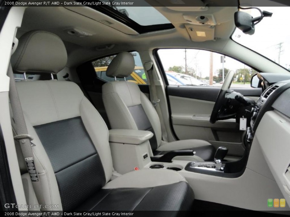 Dark Slate Gray/Light Slate Gray Interior Photo for the 2008 Dodge Avenger R/T AWD #38436100