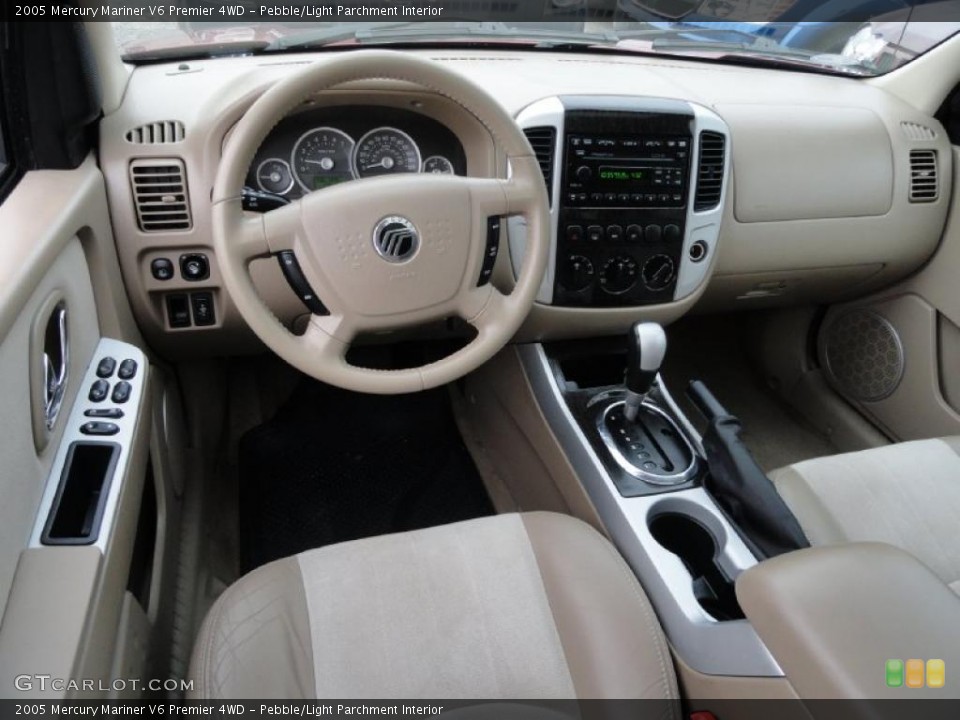 Pebble/Light Parchment Interior Prime Interior for the 2005 Mercury Mariner V6 Premier 4WD #38436292