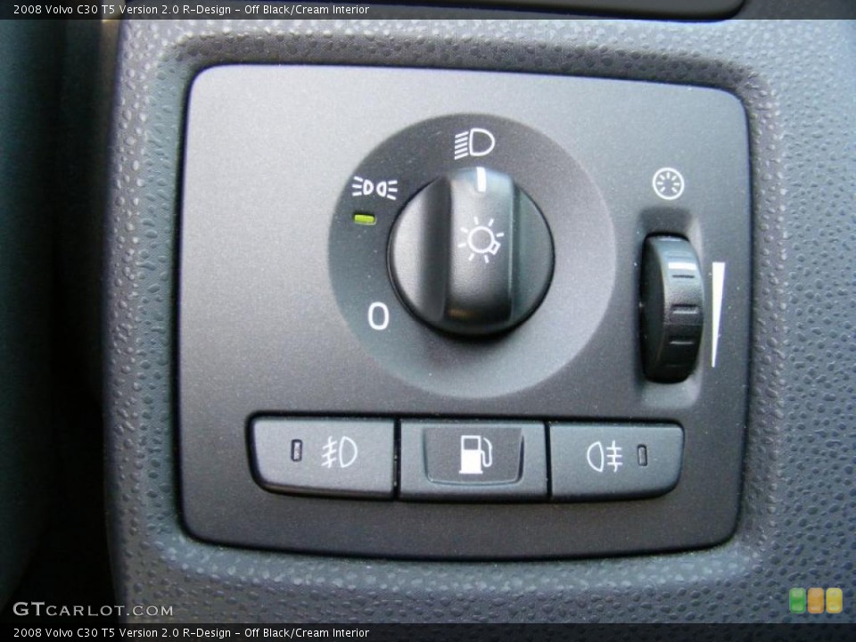 Off Black/Cream Interior Controls for the 2008 Volvo C30 T5 Version 2.0 R-Design #38436716