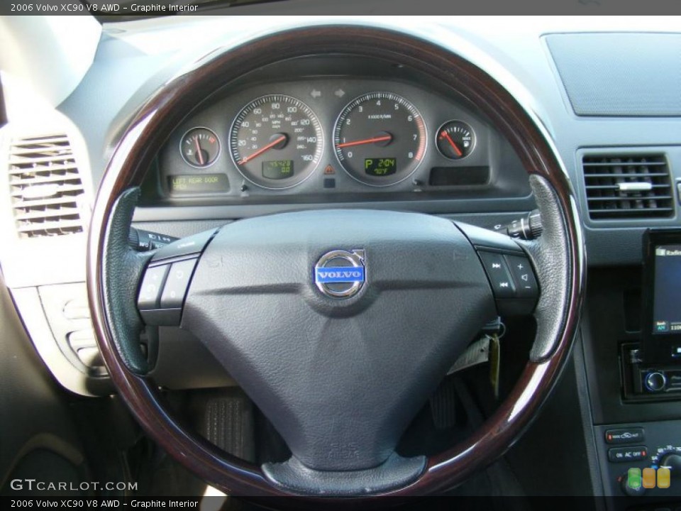 Graphite Interior Steering Wheel for the 2006 Volvo XC90 V8 AWD #38437632