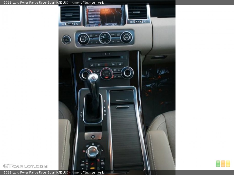 Almond/Nutmeg Interior Controls for the 2011 Land Rover Range Rover Sport HSE LUX #38437772