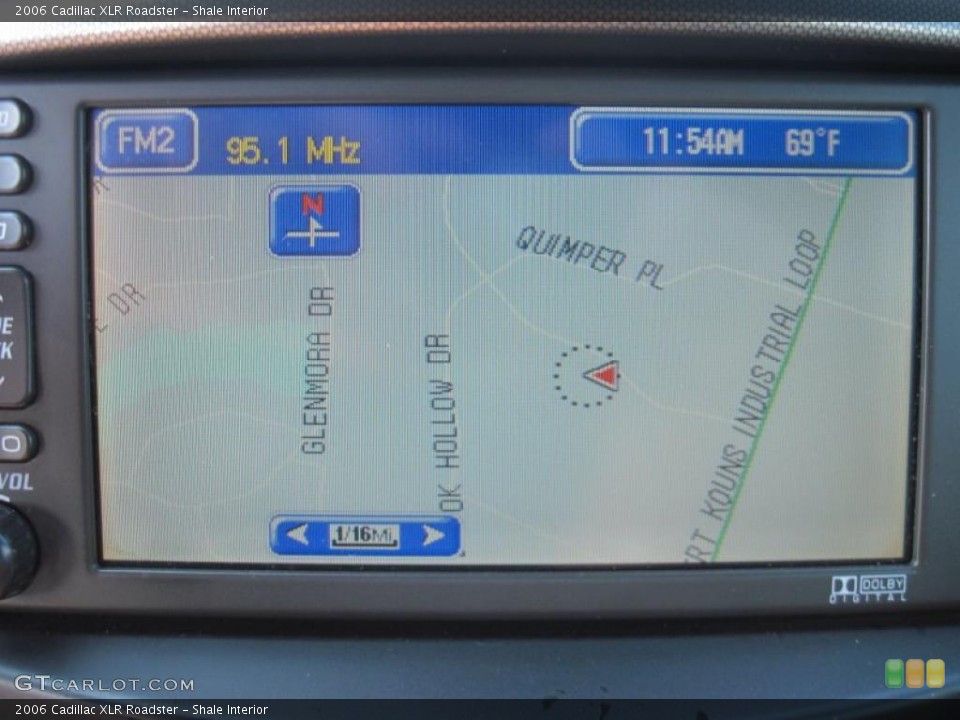 Shale Interior Navigation for the 2006 Cadillac XLR Roadster #38438184