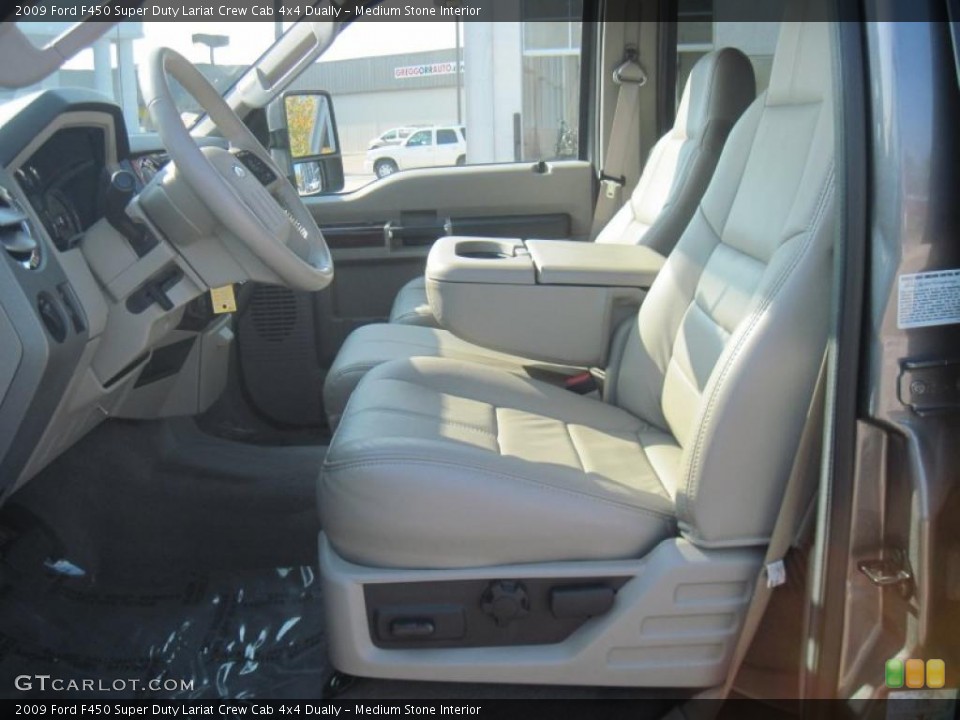 Medium Stone Interior Photo for the 2009 Ford F450 Super Duty Lariat Crew Cab 4x4 Dually #38438320