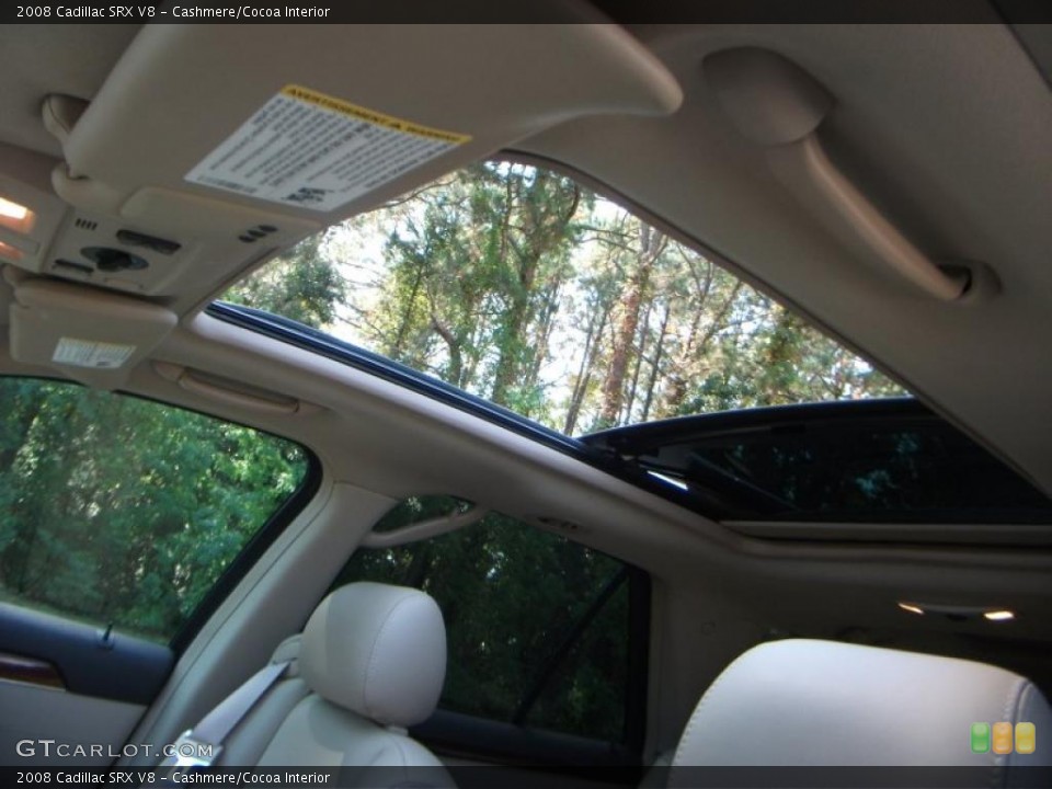 Cashmere/Cocoa Interior Sunroof for the 2008 Cadillac SRX V8 #38439172