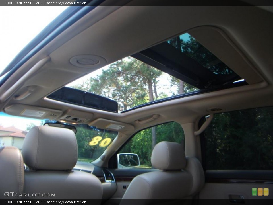 Cashmere/Cocoa Interior Sunroof for the 2008 Cadillac SRX V8 #38439204