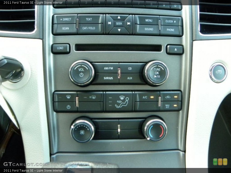 Light Stone Interior Controls for the 2011 Ford Taurus SE #38439812