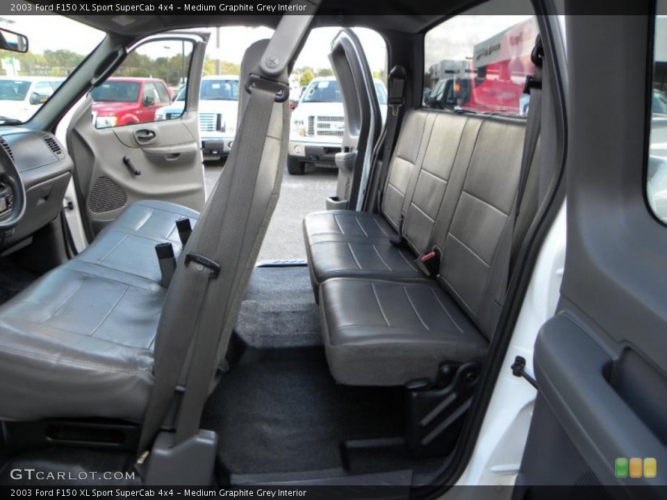 Medium Graphite Grey Interior Photo for the 2003 Ford F150 XL Sport SuperCab 4x4 #38440036