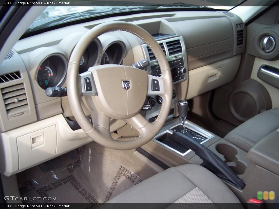 Khaki Interior Dashboard for the 2010 Dodge Nitro SXT #38440352