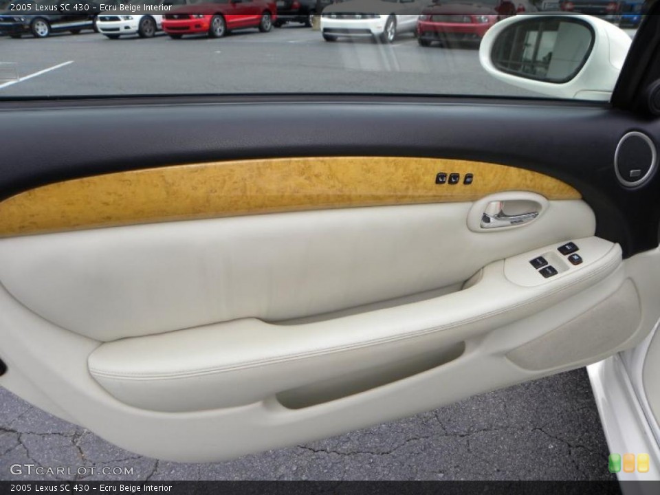 Ecru Beige Interior Door Panel for the 2005 Lexus SC 430 #38440508