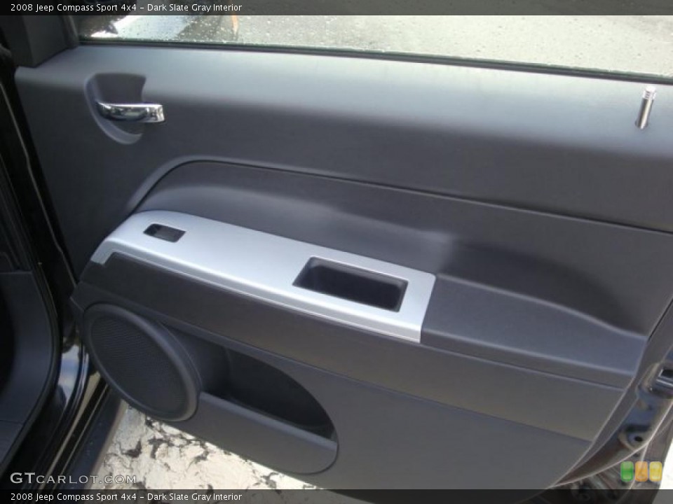 Dark Slate Gray Interior Door Panel for the 2008 Jeep Compass Sport 4x4 #38441388