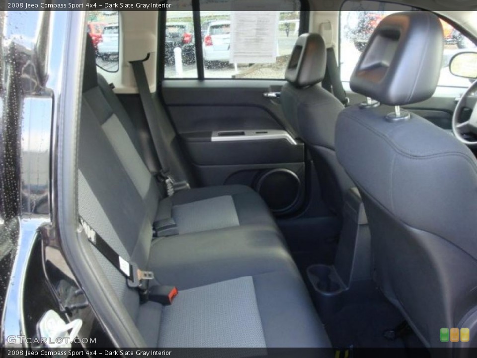 Dark Slate Gray Interior Photo for the 2008 Jeep Compass Sport 4x4 #38441396