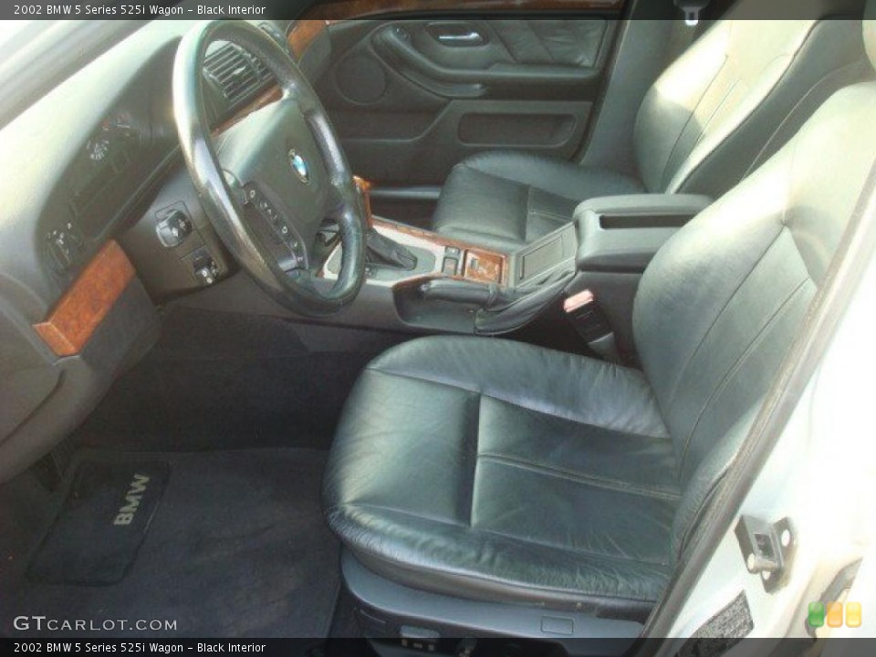 Black Interior Prime Interior for the 2002 BMW 5 Series 525i Wagon #38441436