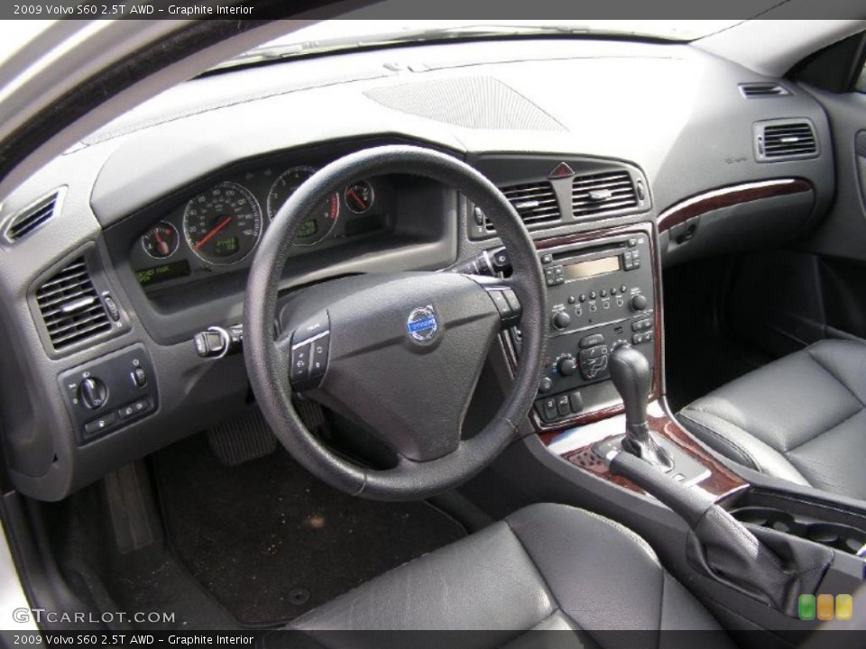 Graphite Interior Photo for the 2009 Volvo S60 2.5T AWD #38441456