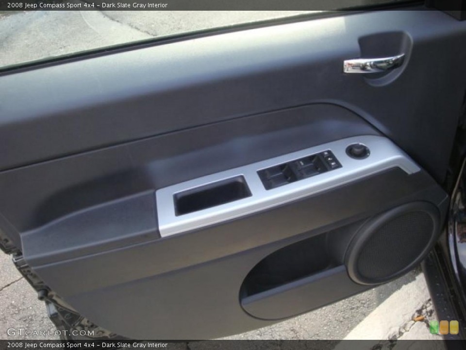 Dark Slate Gray Interior Door Panel for the 2008 Jeep Compass Sport 4x4 #38441476