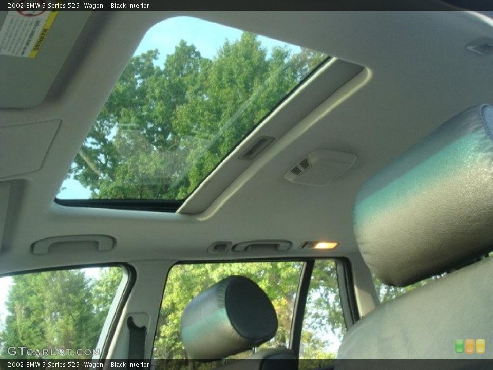 Black Interior Sunroof for the 2002 BMW 5 Series 525i Wagon #38441544