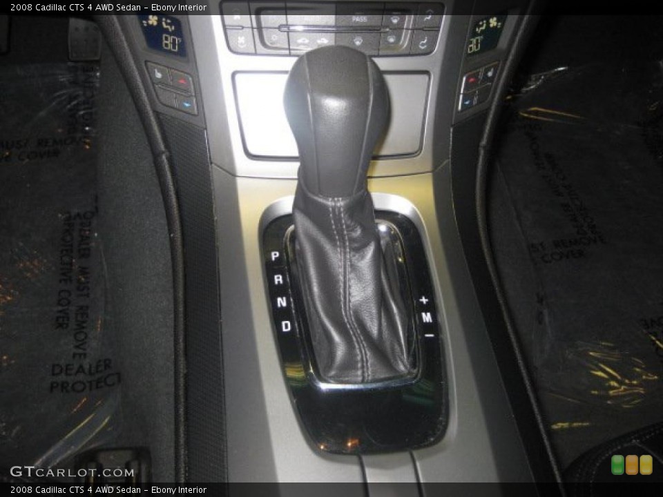 Ebony Interior Transmission for the 2008 Cadillac CTS 4 AWD Sedan #38441920