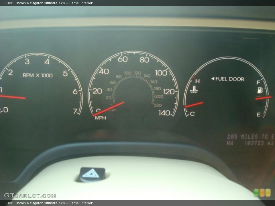 Camel Interior Gauges for the 2006 Lincoln Navigator Ultimate 4x4 #38441928