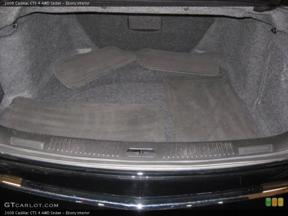 Ebony Interior Trunk for the 2008 Cadillac CTS 4 AWD Sedan #38441980