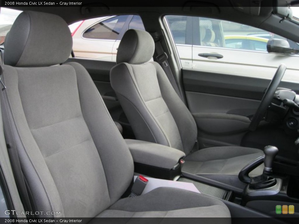 Gray Interior Photo for the 2008 Honda Civic LX Sedan #38443600