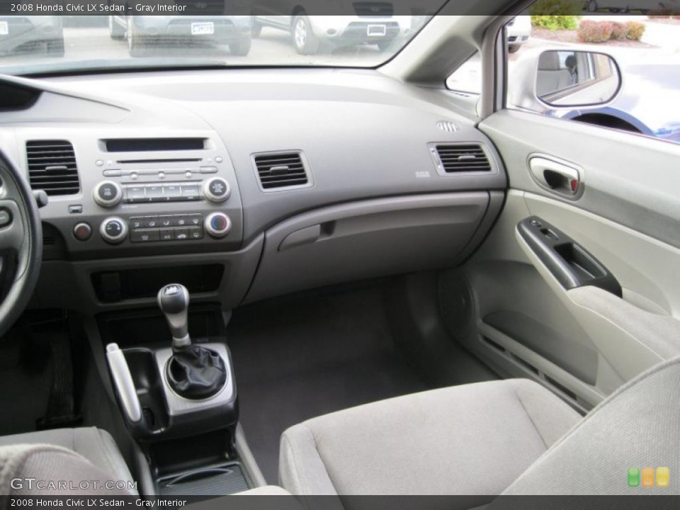 Gray Interior Photo for the 2008 Honda Civic LX Sedan #38443628