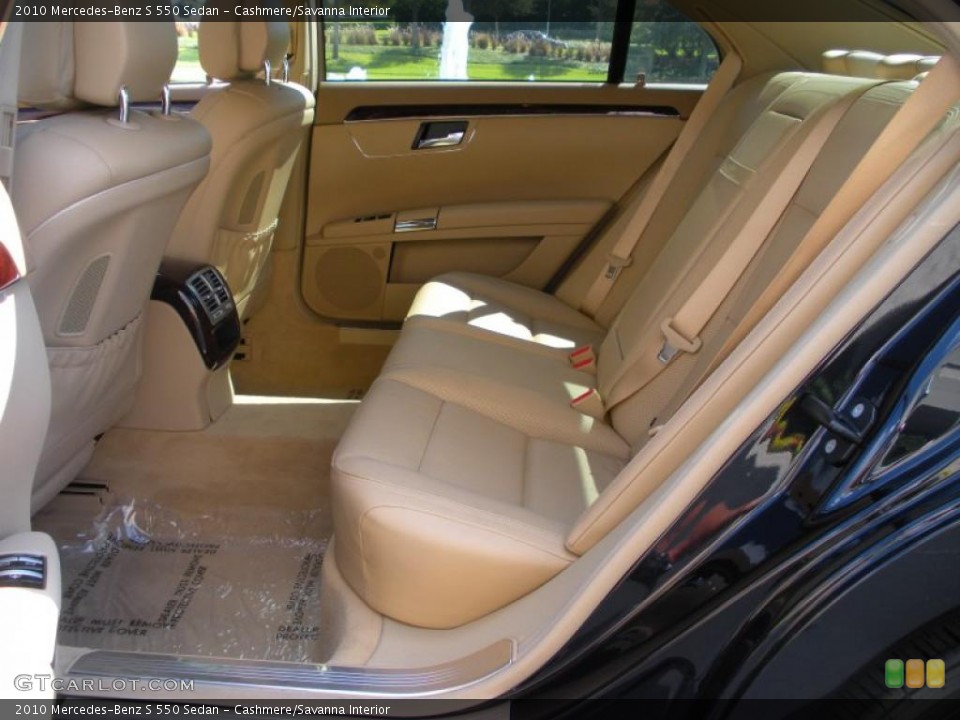 Cashmere/Savanna Interior Photo for the 2010 Mercedes-Benz S 550 Sedan #38443696