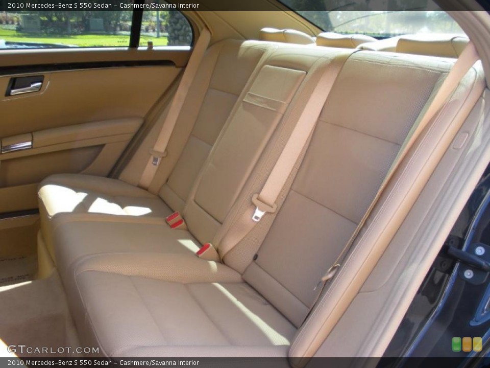Cashmere/Savanna Interior Photo for the 2010 Mercedes-Benz S 550 Sedan #38443712