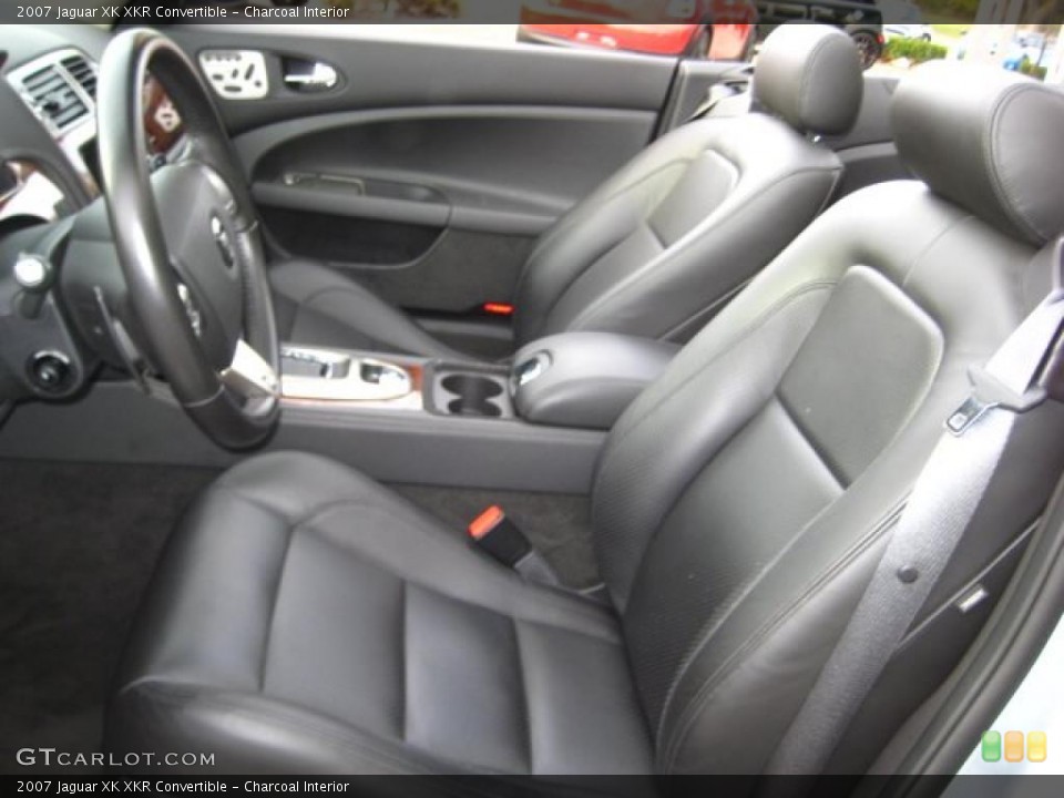 Charcoal Interior Prime Interior for the 2007 Jaguar XK XKR Convertible #38443744