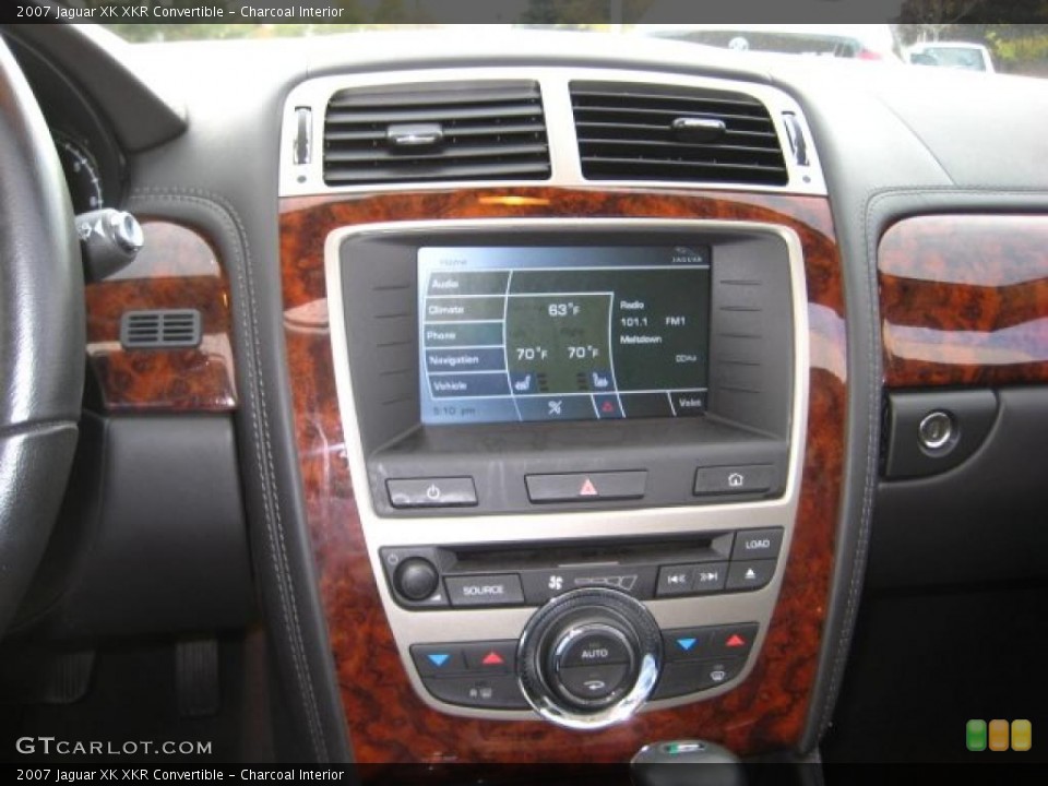 Charcoal Interior Navigation for the 2007 Jaguar XK XKR Convertible #38443800
