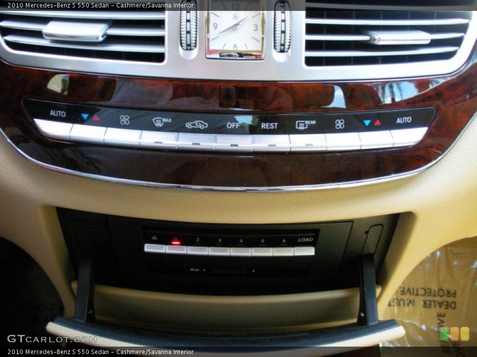 Cashmere/Savanna Interior Controls for the 2010 Mercedes-Benz S 550 Sedan #38443848