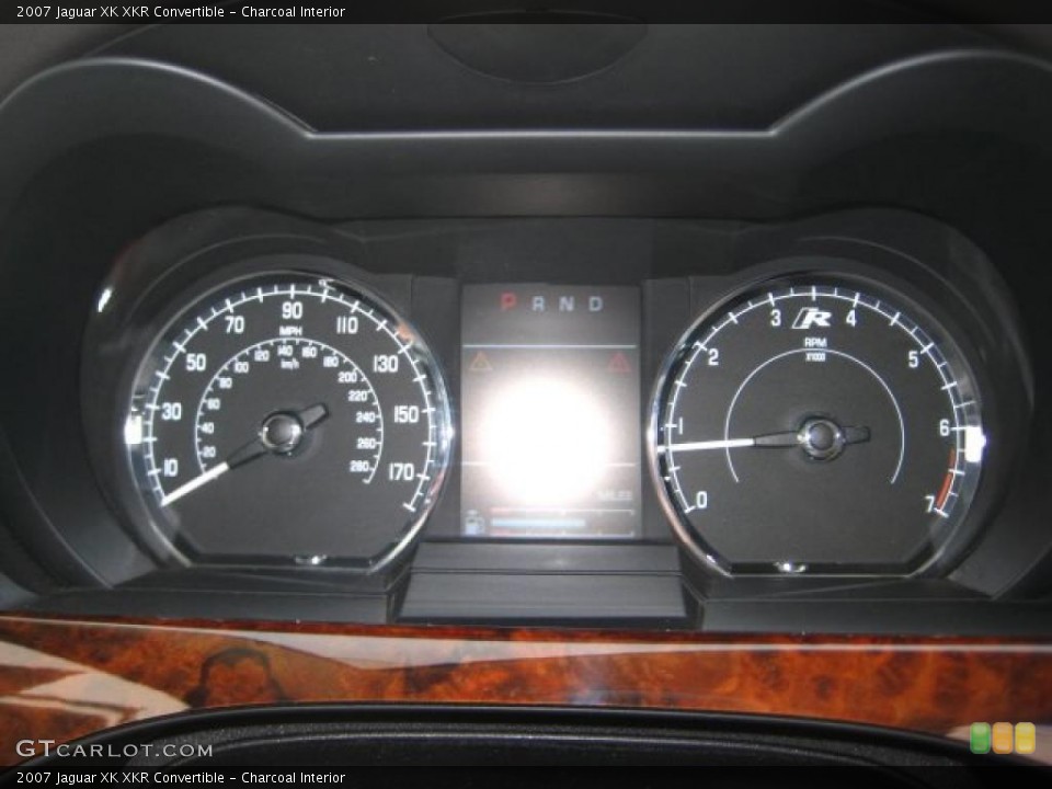 Charcoal Interior Gauges for the 2007 Jaguar XK XKR Convertible #38443852