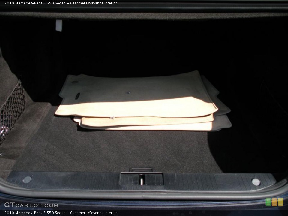 Cashmere/Savanna Interior Trunk for the 2010 Mercedes-Benz S 550 Sedan #38443876