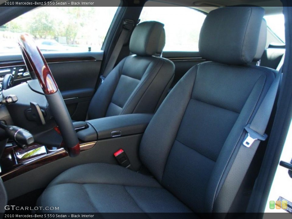 Black Interior Photo for the 2010 Mercedes-Benz S 550 Sedan #38444072