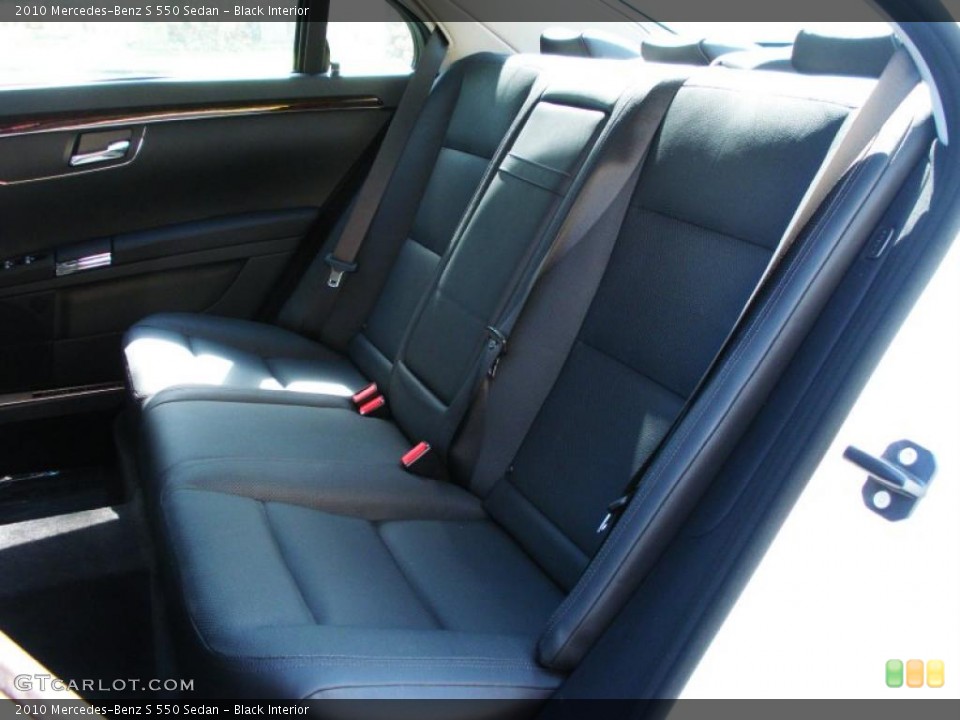 Black Interior Photo for the 2010 Mercedes-Benz S 550 Sedan #38444108