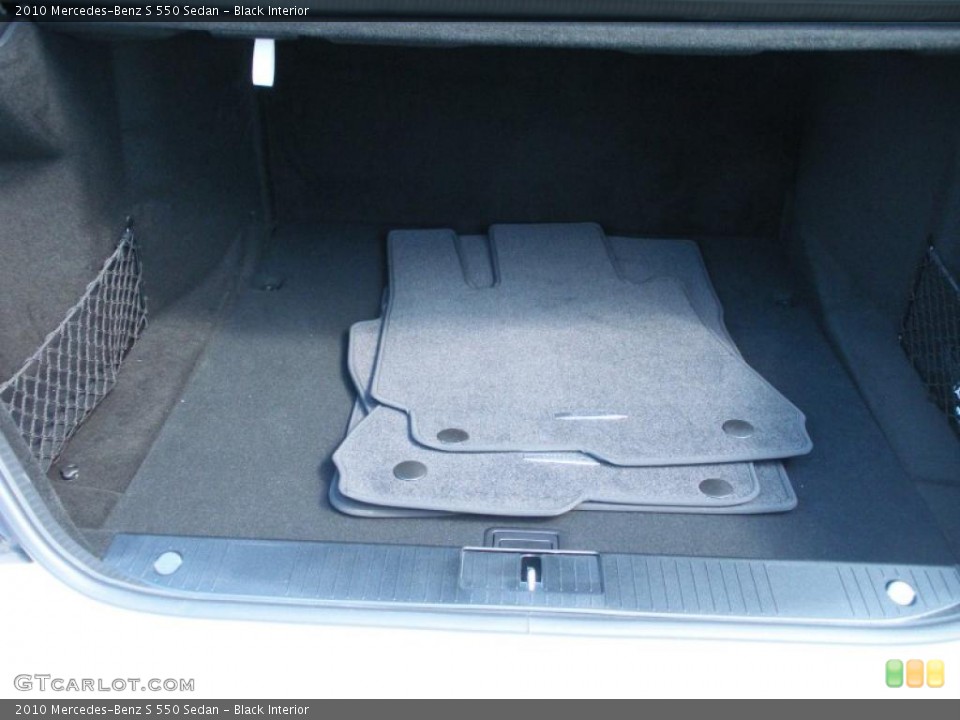 Black Interior Trunk for the 2010 Mercedes-Benz S 550 Sedan #38444276