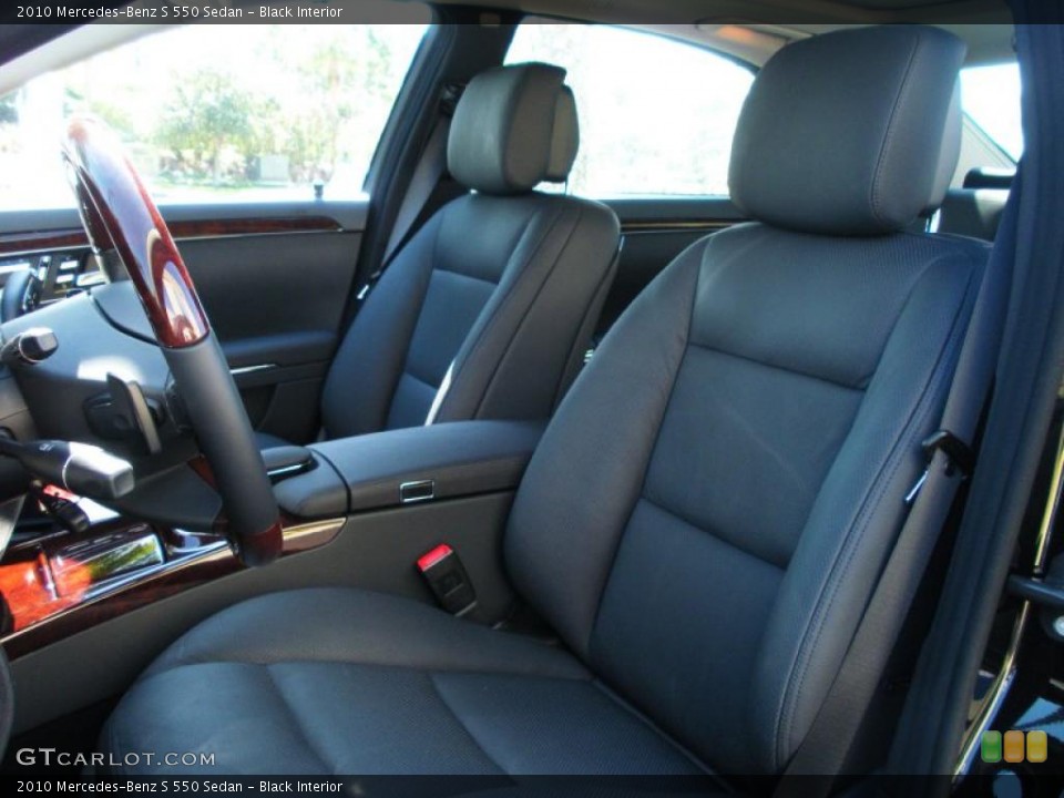 Black Interior Photo for the 2010 Mercedes-Benz S 550 Sedan #38444904