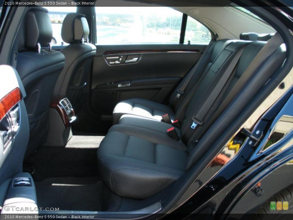 Black Interior Photo for the 2010 Mercedes-Benz S 550 Sedan #38444916