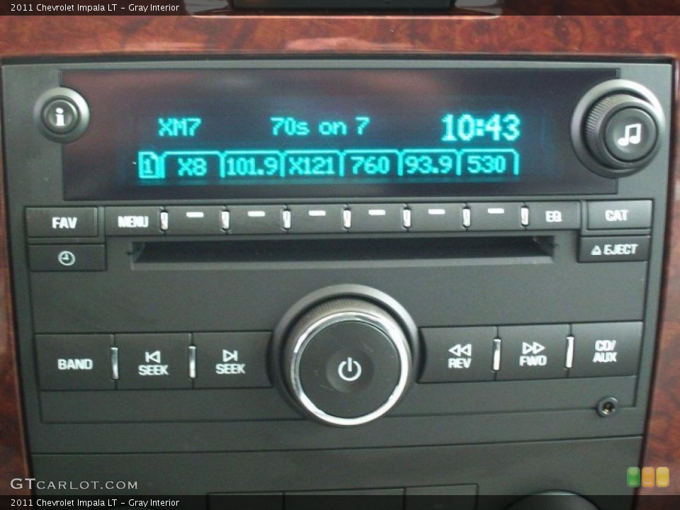 Gray Interior Controls for the 2011 Chevrolet Impala LT #38446188