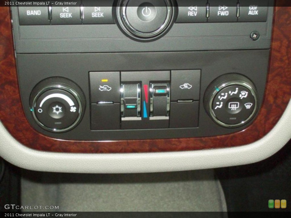 Gray Interior Controls for the 2011 Chevrolet Impala LT #38446204