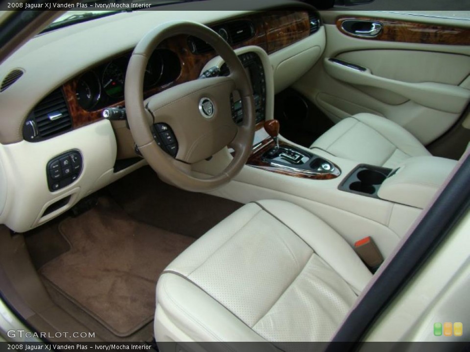 Ivory/Mocha Interior Prime Interior for the 2008 Jaguar XJ Vanden Plas #38446228