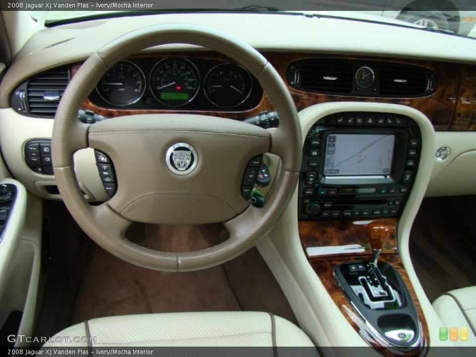 Ivory/Mocha Interior Dashboard for the 2008 Jaguar XJ Vanden Plas #38446296