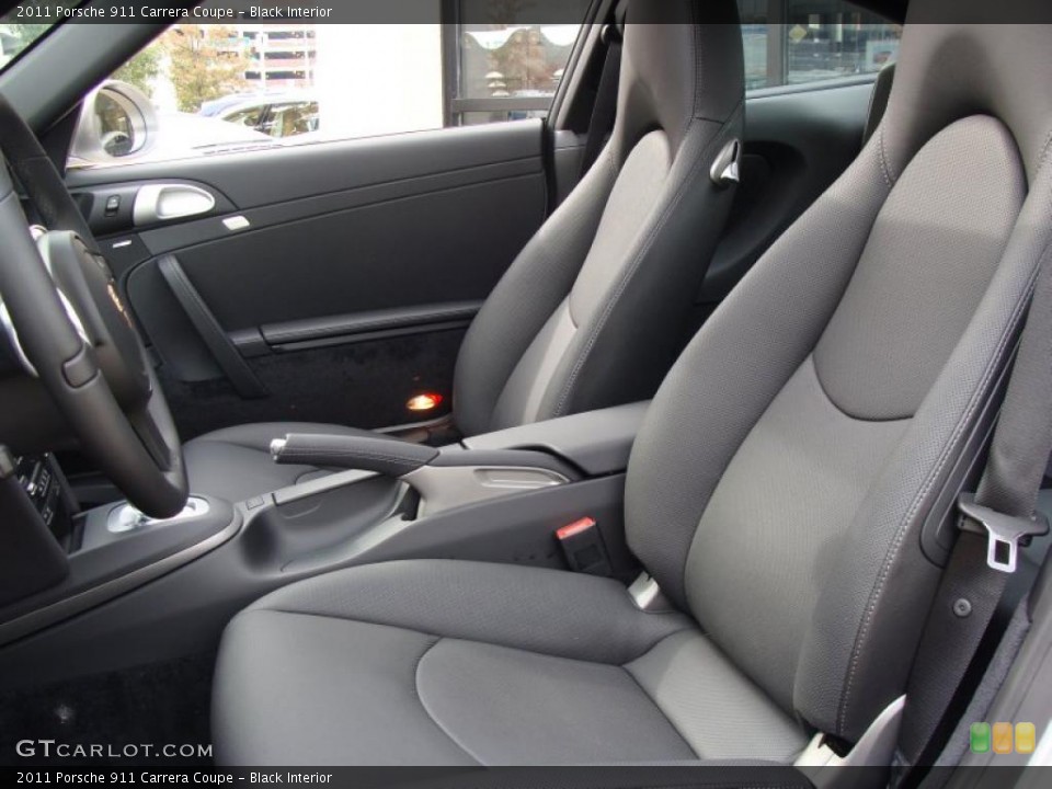 Black Interior Photo for the 2011 Porsche 911 Carrera Coupe #38446792