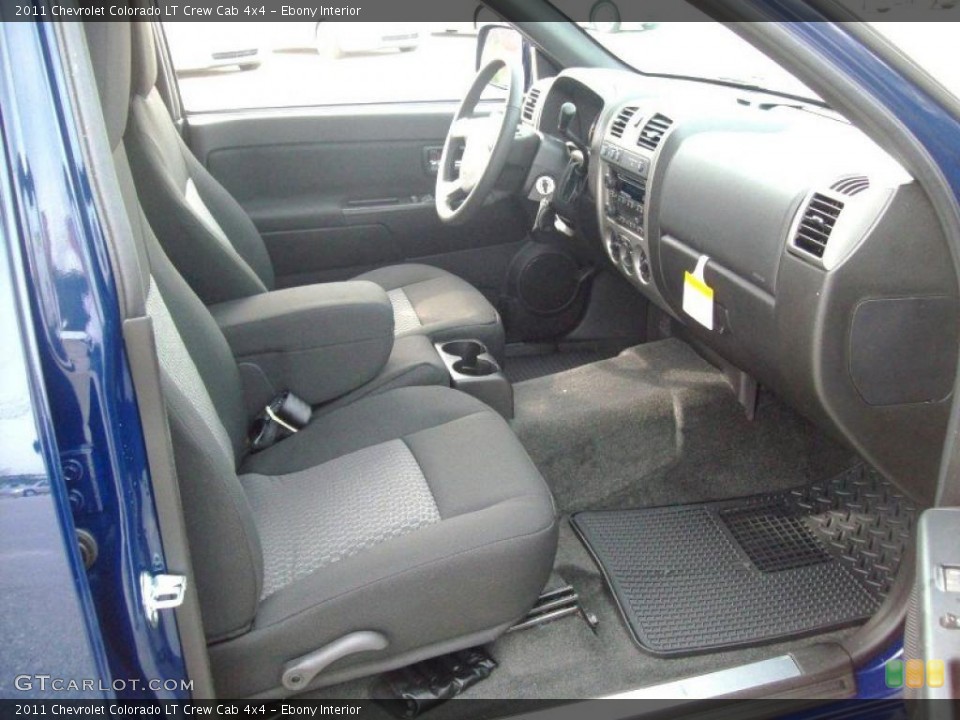 Ebony Interior Photo for the 2011 Chevrolet Colorado LT Crew Cab 4x4 #38447004