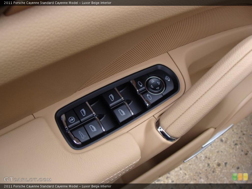 Luxor Beige Interior Controls for the 2011 Porsche Cayenne  #38447060
