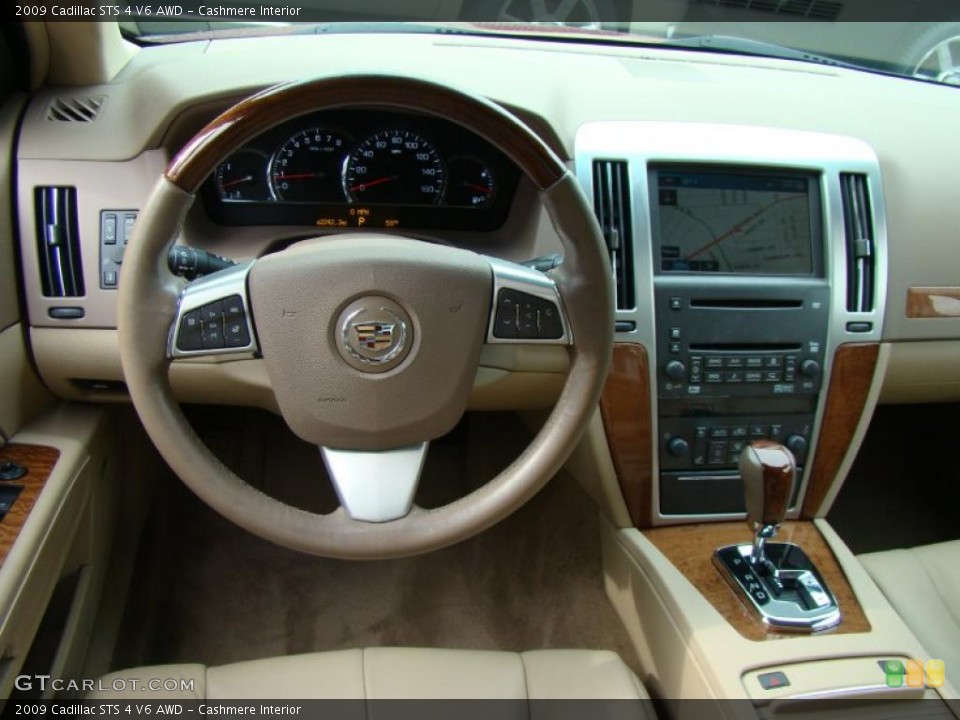 Cashmere Interior Dashboard for the 2009 Cadillac STS 4 V6 AWD #38447140
