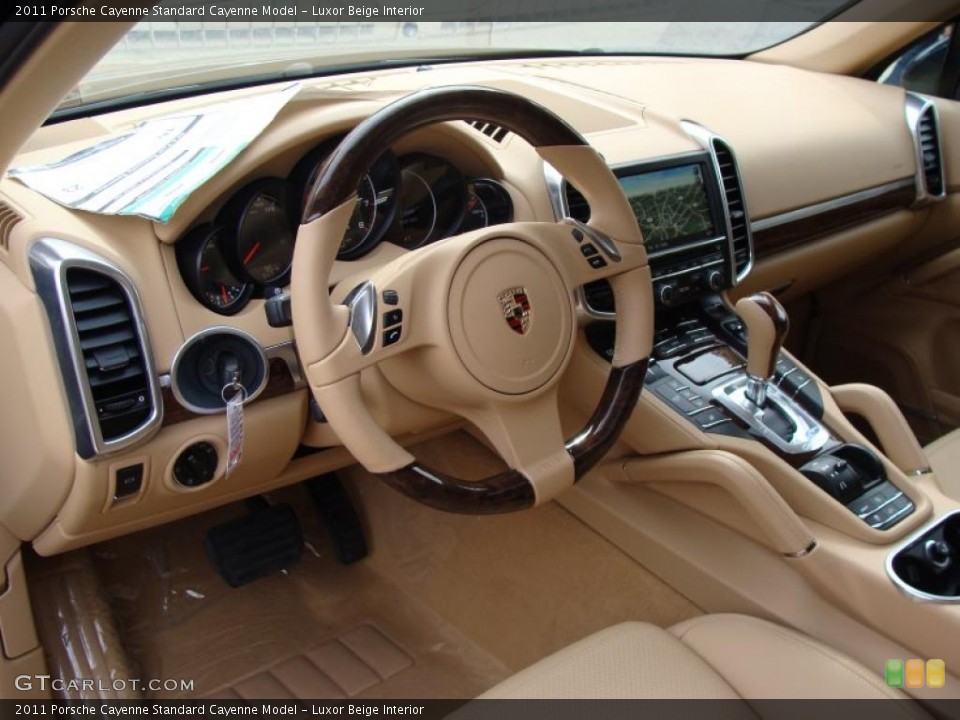 Luxor Beige Interior Prime Interior for the 2011 Porsche Cayenne  #38447152