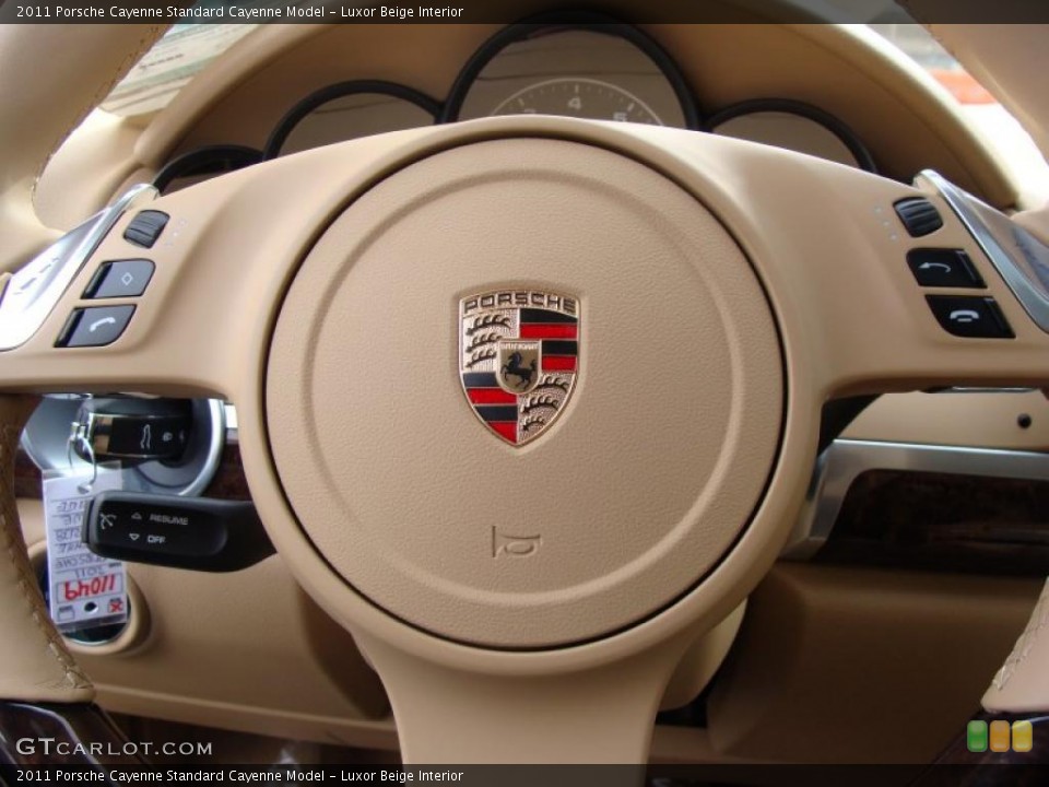 Luxor Beige Interior Controls for the 2011 Porsche Cayenne  #38447181