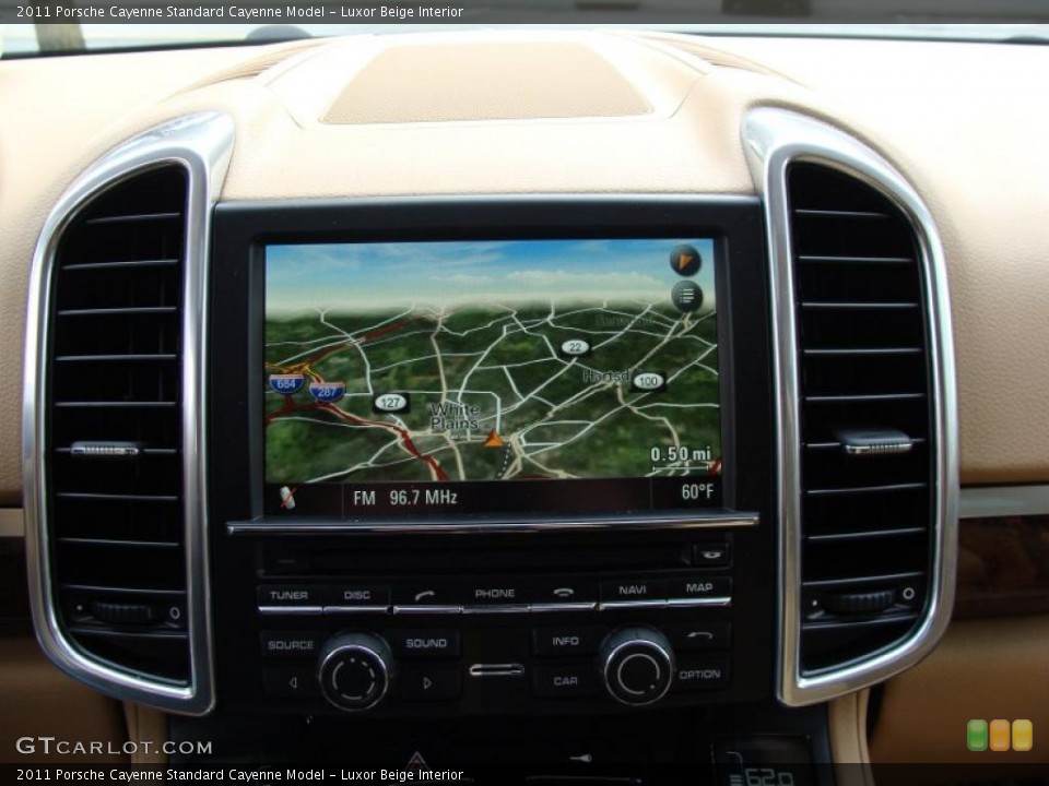 Luxor Beige Interior Navigation for the 2011 Porsche Cayenne  #38447197