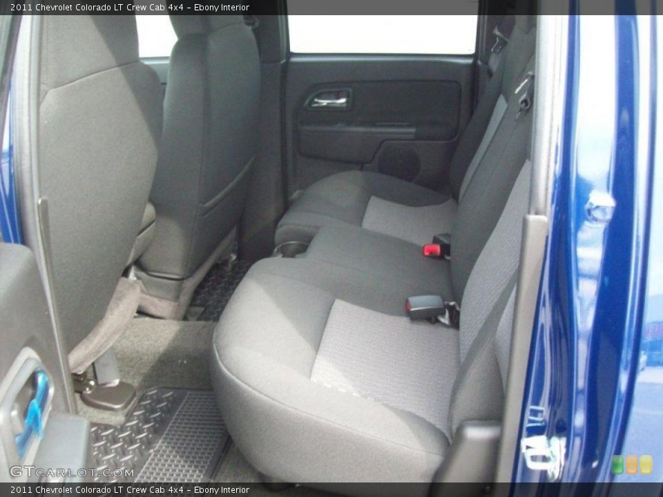 Ebony Interior Photo for the 2011 Chevrolet Colorado LT Crew Cab 4x4 #38447252